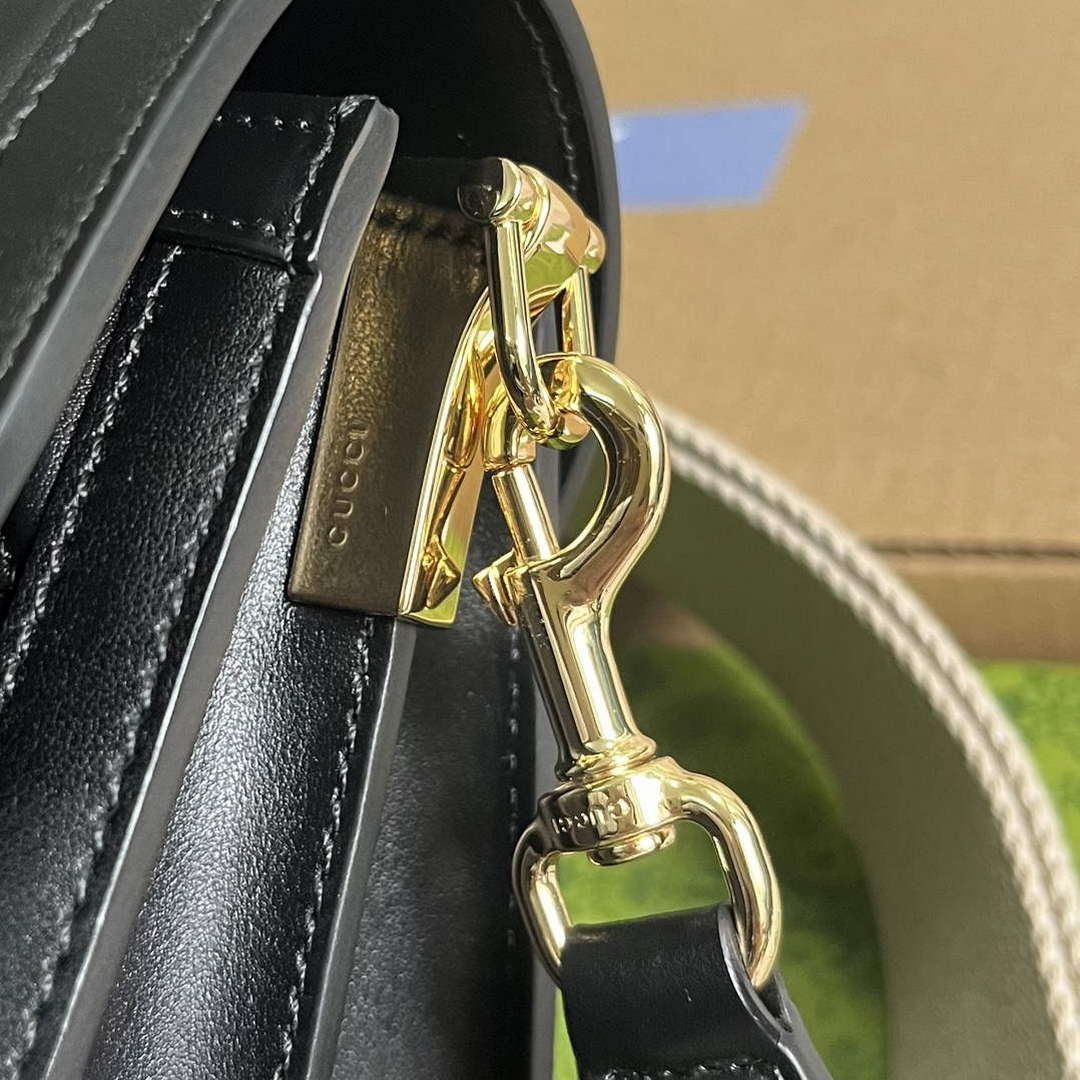 Gucci 736877 GG Matelass¨¦ Handbag Black