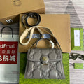Gucci 736877 GG Matelass¨¦ Handbag Grey
