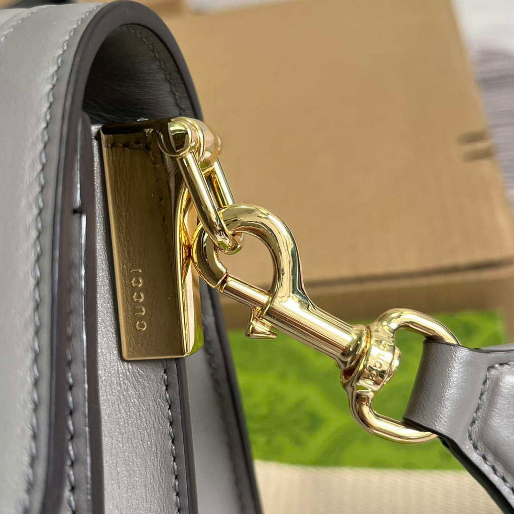 Gucci 736877 GG Matelass¨¦ Handbag Grey