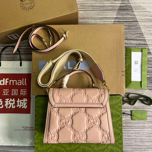 Gucci 736877 GG Matelass¨¦ Handbag Pink - Default Title - View 2