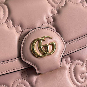 Gucci 736877 GG Matelass¨¦ Handbag Pink - Default Title - View 5