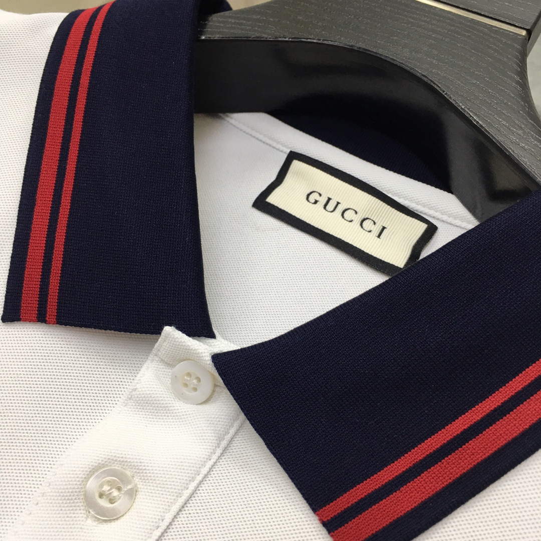 Gucci 737667 Men's Cotton piquet polo shirt G66748