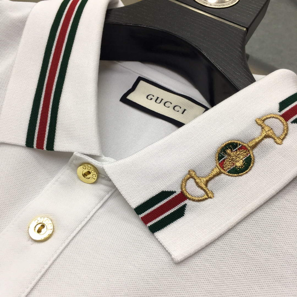 Gucci 737667 Men's Cotton piquet polo shirt G66750