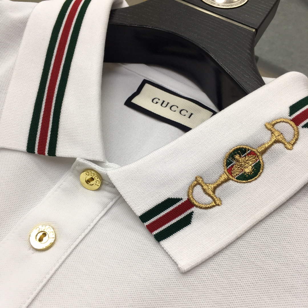Gucci 737667 Men's Cotton piquet polo shirt G66750