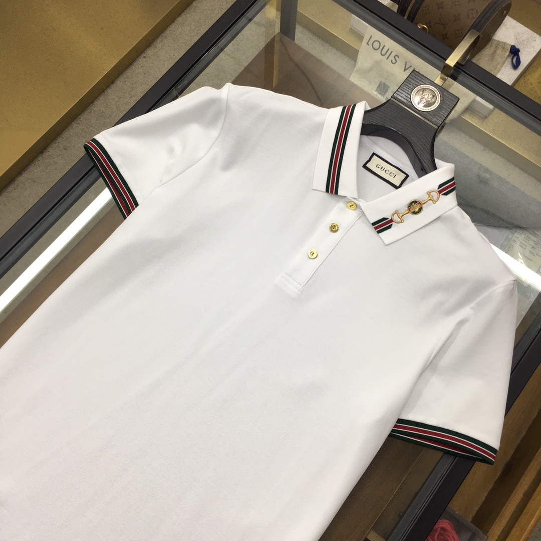 Gucci 737667 Men's Cotton piquet polo shirt G66750