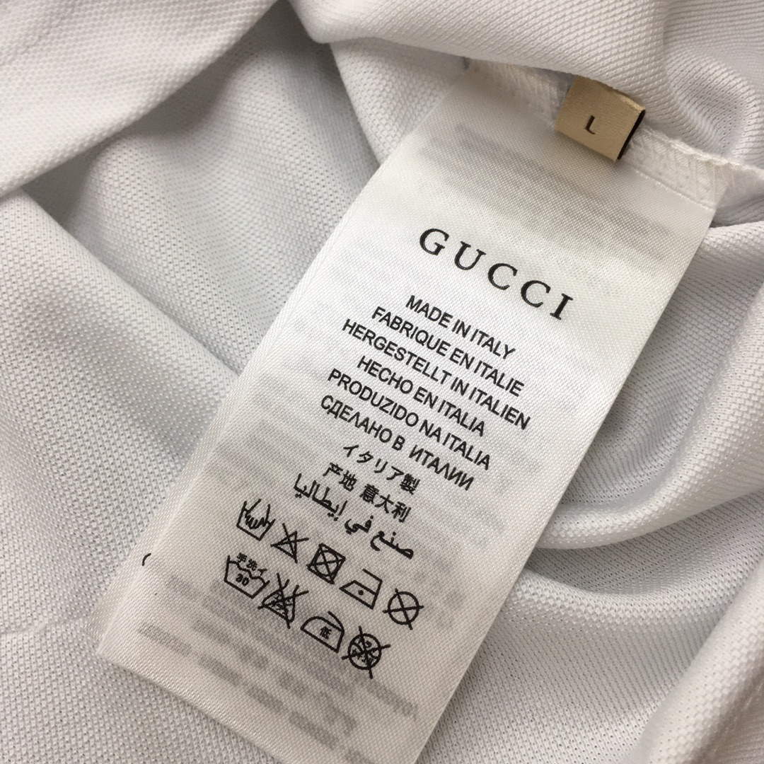 Gucci 737667 Men's Cotton piquet polo shirt G66752