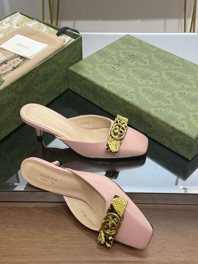 Gucci 738685 Women's Interlocking G Mule G38273