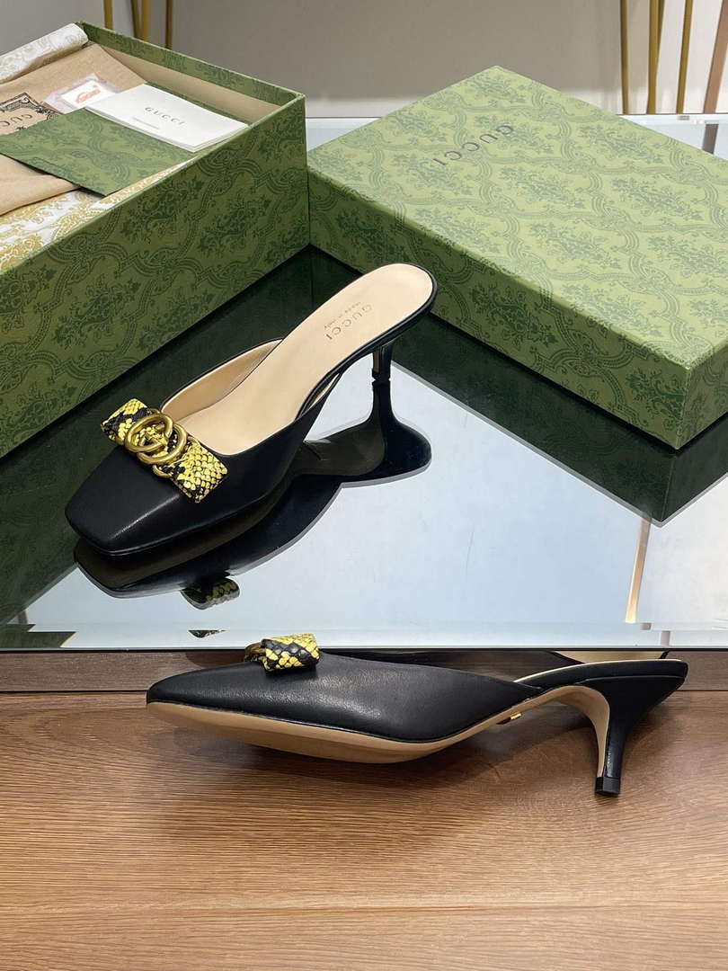 Gucci 738685 Women's Interlocking G Mule G38274 - US 4=Euro 35 - View 5