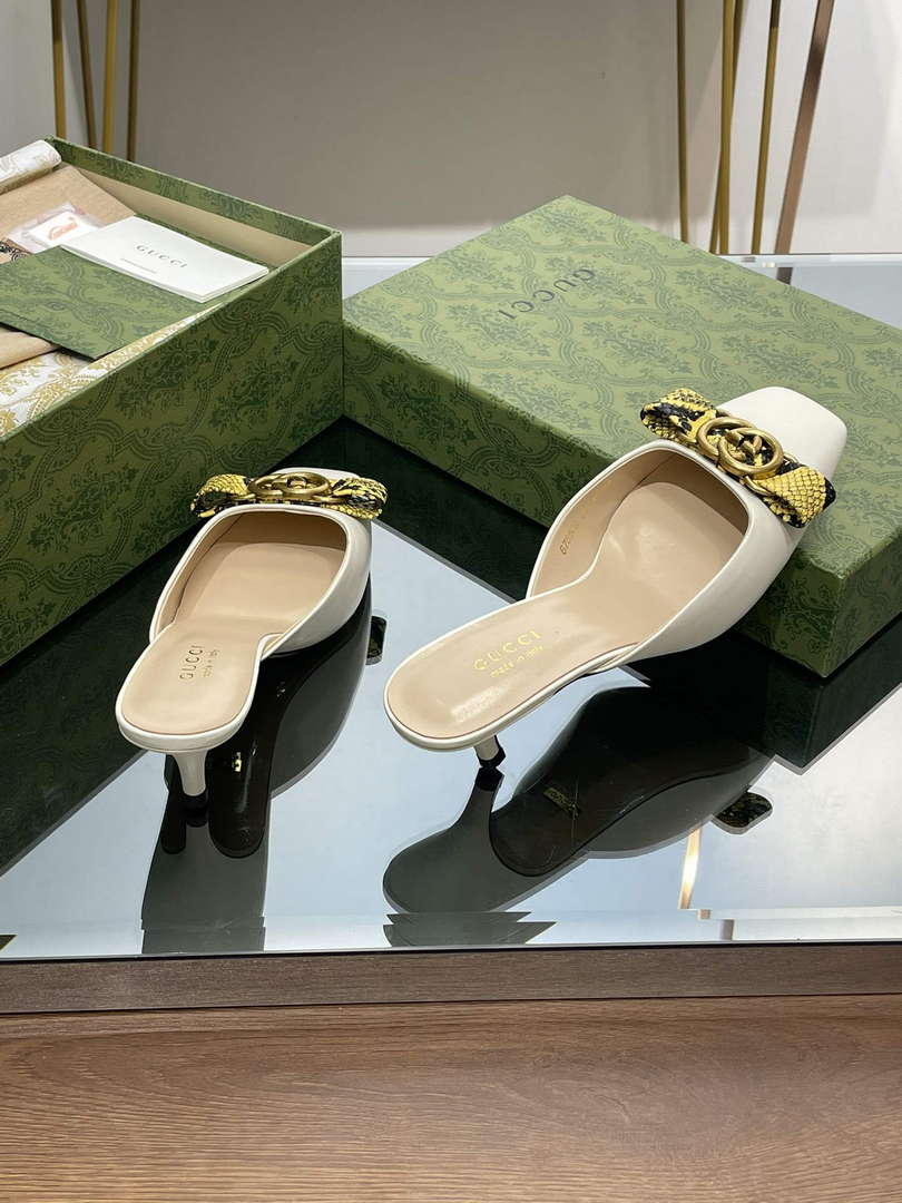 Gucci 738685 Women's Interlocking G Mule G38275