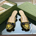 Gucci 738685 Women's Interlocking G Mule G38276 - US 4=Euro 35 - View 1
