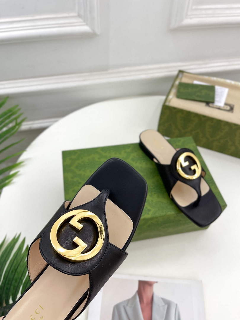 Gucci 739048 Women's Gucci Blondie Thong Sandal G66770 - 35 - View 6