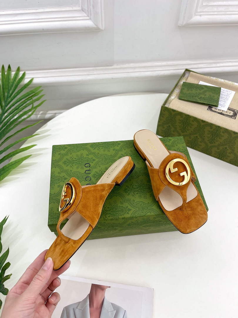Gucci 739048 Women's Gucci Blondie Thong Sandal G66773 - 35 - View 4