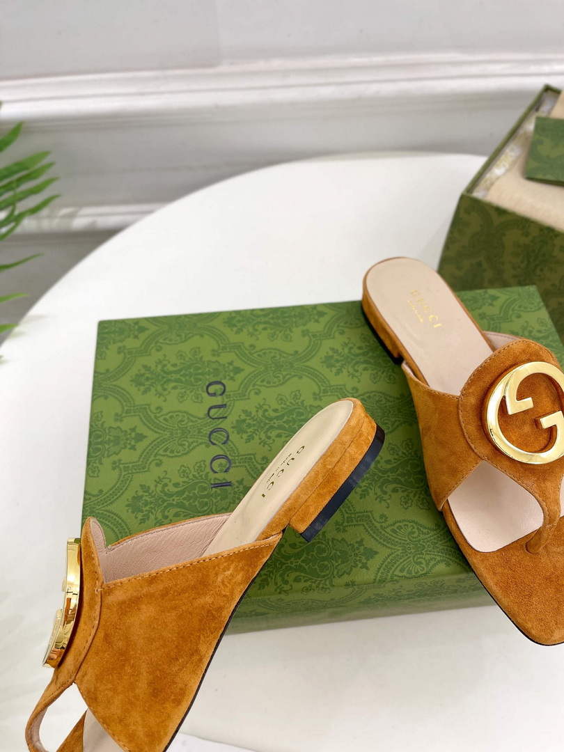 Gucci 739048 Women's Gucci Blondie Thong Sandal G66773 - 35 - View 7