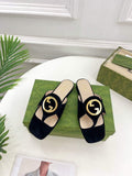 Gucci 739048 Women's Gucci Blondie Thong Sandal G66775