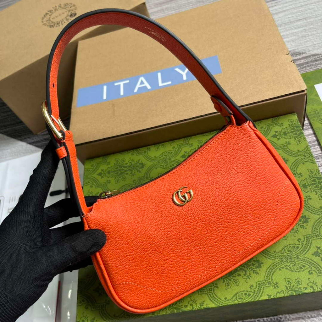 Gucci 739076 Aphrodite Mini Shoulder Bag Orange