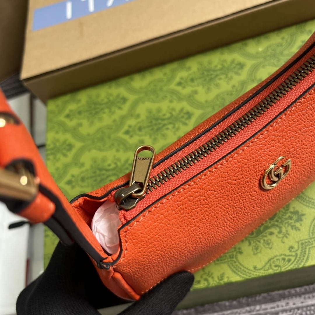 Gucci 739076 Aphrodite Mini Shoulder Bag Orange - Default Title - View 8