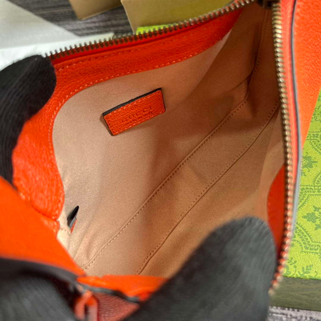 Gucci 739076 Aphrodite Mini Shoulder Bag Orange