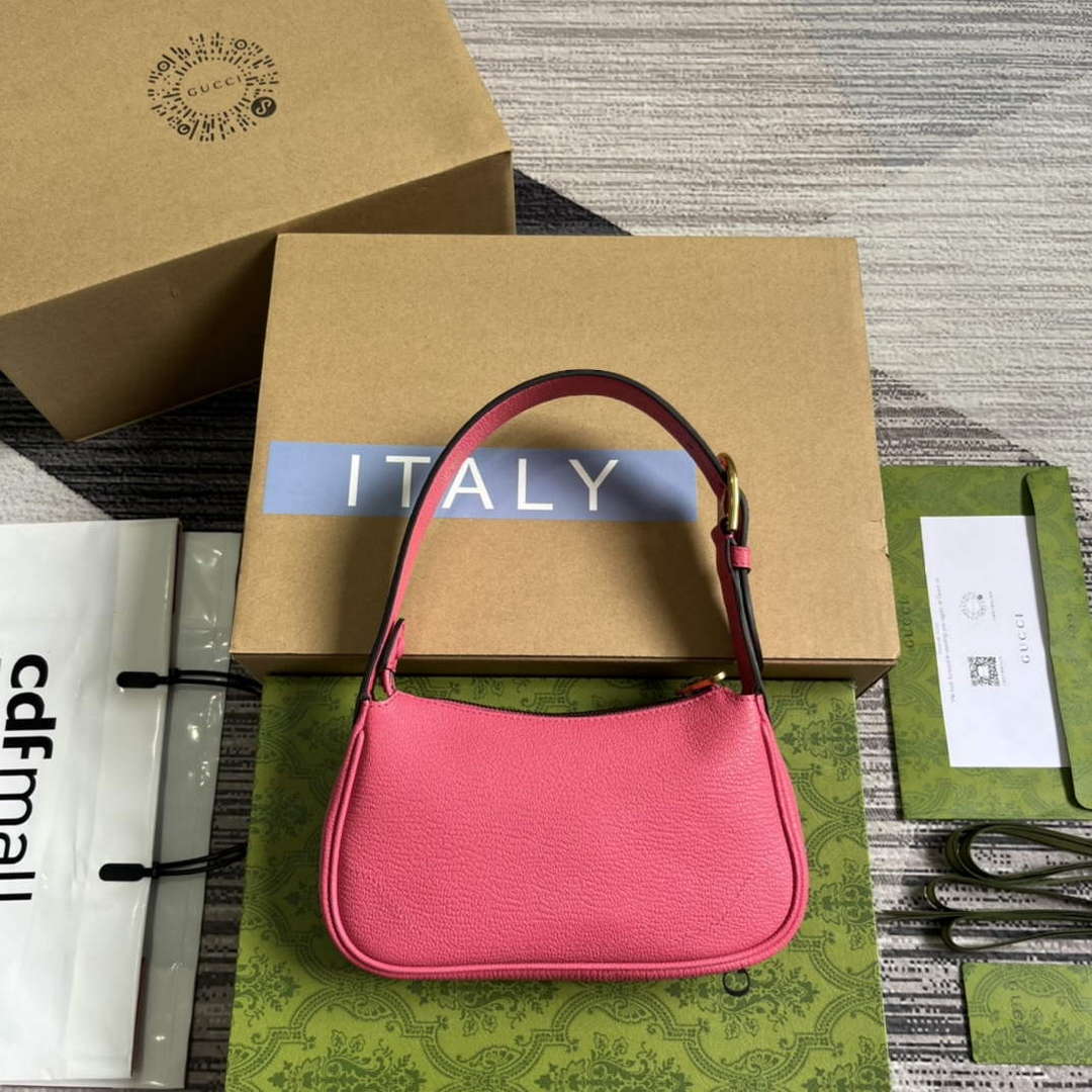 Gucci 739076 Aphrodite Mini Shoulder Bag Pink - Default Title - View 2