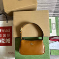 Gucci 739076 Aphrodite shoulder bag with Double G Cuir - Default Title - View 1