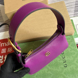Gucci 739076 Aphrodite shoulder bag with Double G Purple - Default Title - View 4