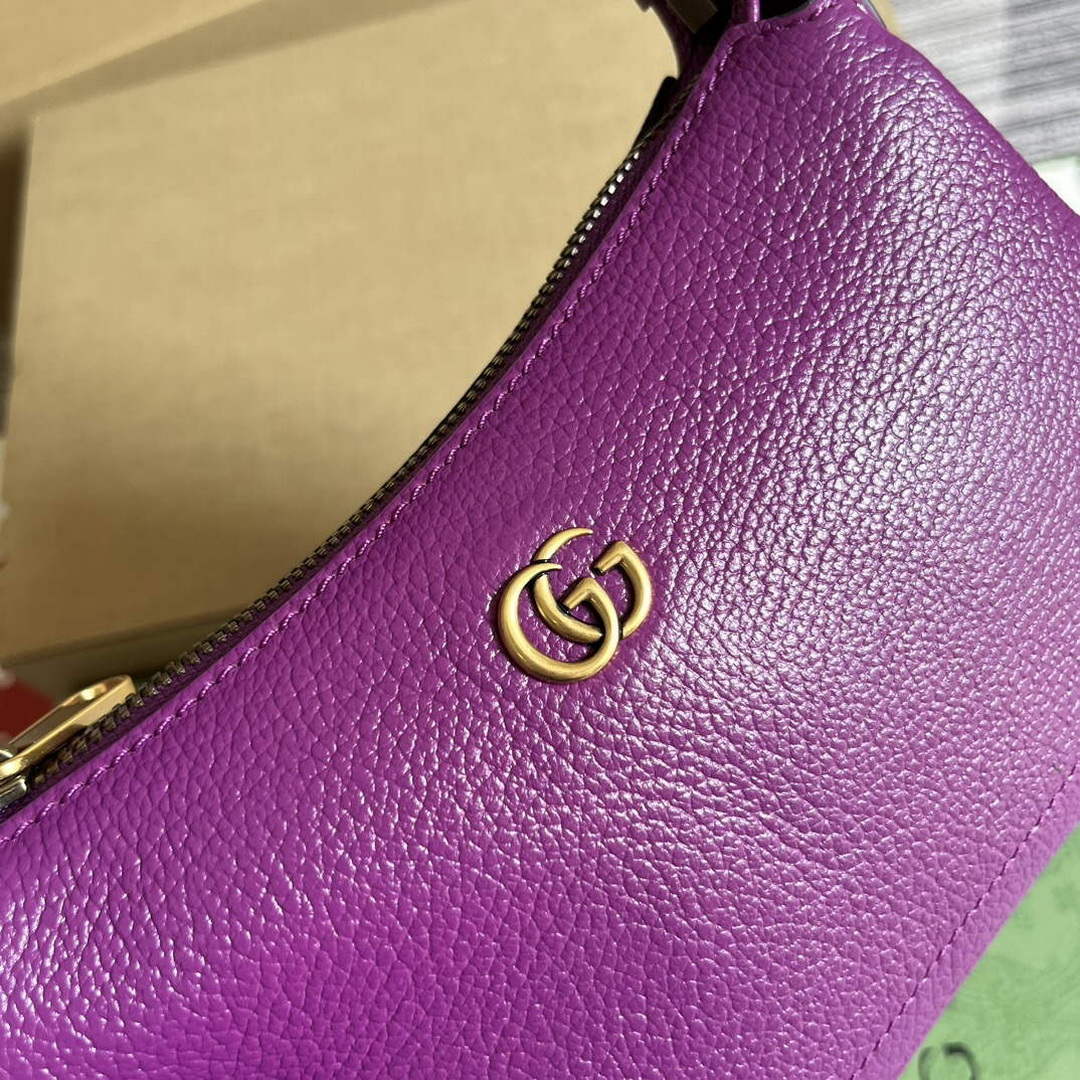 Gucci 739076 Aphrodite shoulder bag with Double G Purple - Default Title - View 6