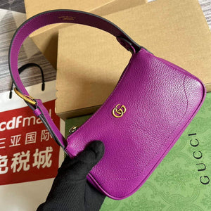 Gucci 739076 Aphrodite shoulder bag with Double G Purple - Default Title - View 8