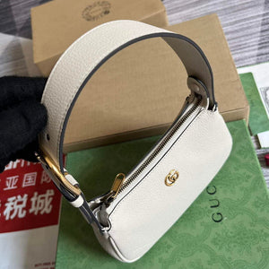 Gucci 739076 Aphrodite shoulder bag with Double G White - Default Title - View 4