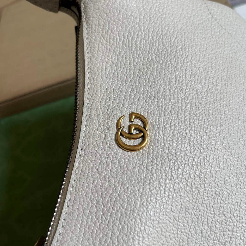 Gucci 739076 Aphrodite shoulder bag with Double G White