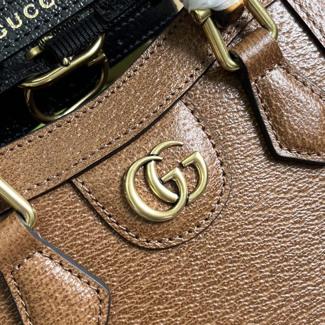 Gucci 739079 Diana Mini Tote Bag Cuir leather - Default Title - View 5