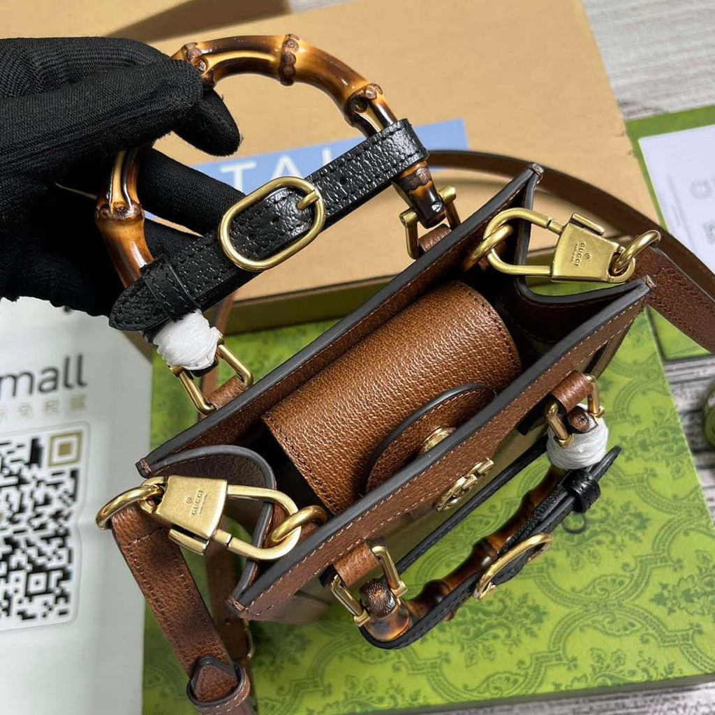 Gucci 739079 Diana Mini Tote Bag Cuir leather