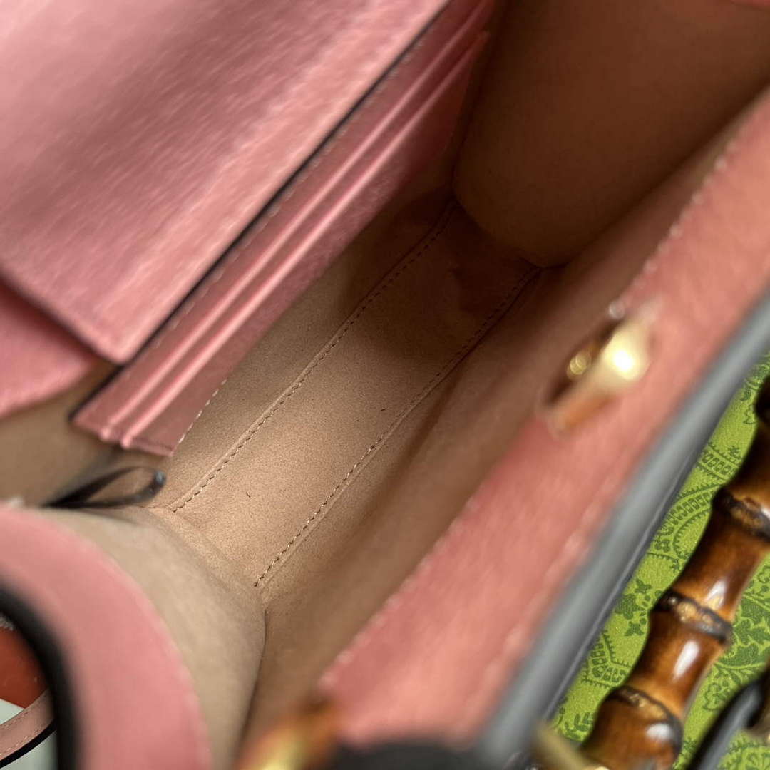 Gucci 739079 Diana Mini Tote Bag Pink leather - Default Title - View 9