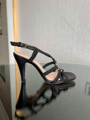 Gucci 739098 Women's crystal Interlocking G sandal G56301 - 35 - View 8