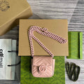 Gucci 739599 GG Marmont Belt Bag Light pink - Default Title - View 1