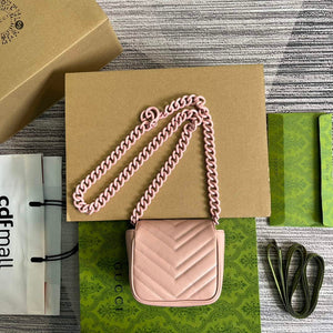 Gucci 739599 GG Marmont Belt Bag Light pink - Default Title - View 2