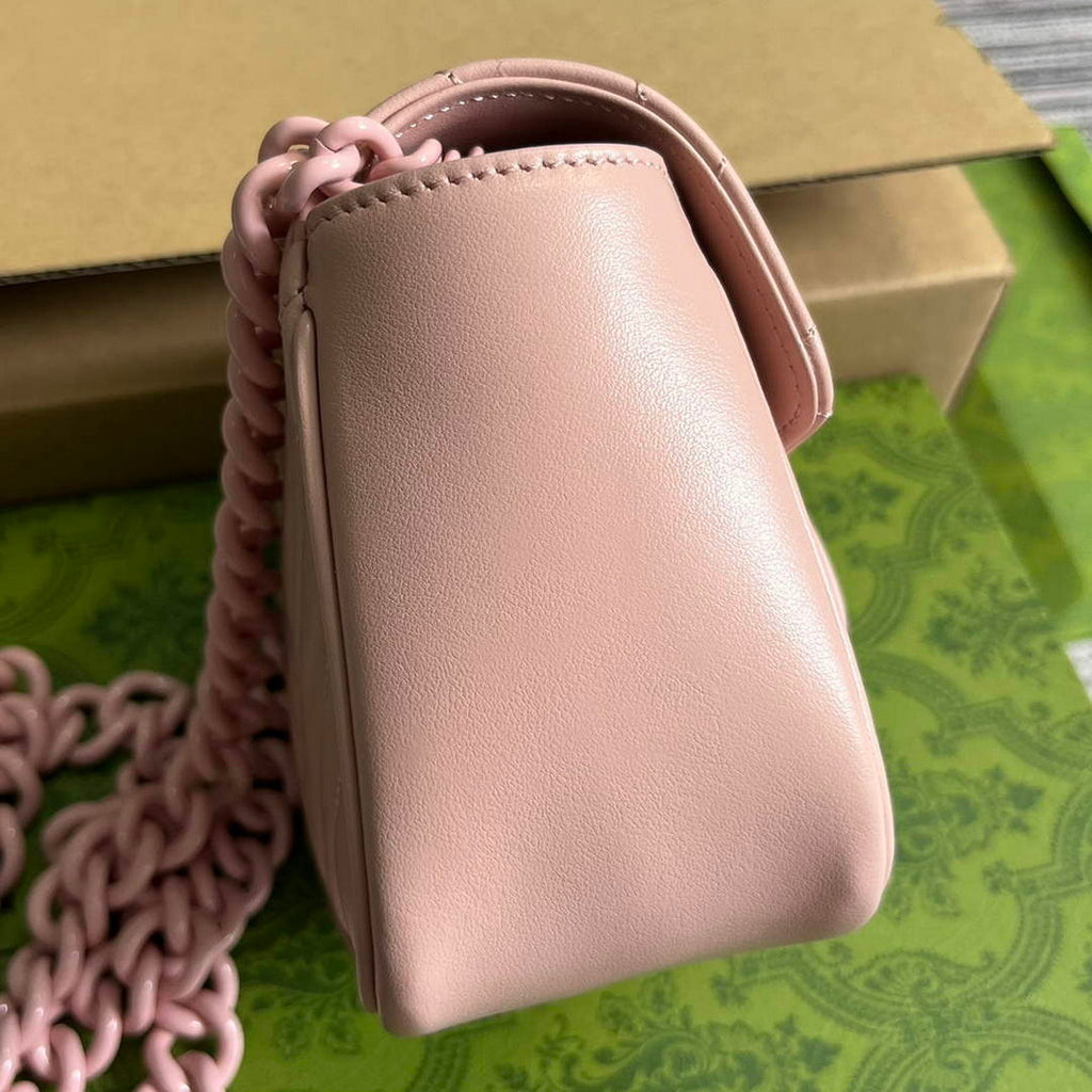 Gucci 739599 GG Marmont Belt Bag Light pink