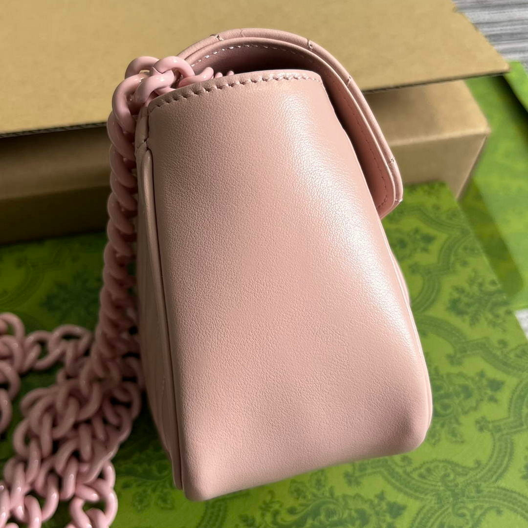 Gucci 739599 GG Marmont Belt Bag Light pink