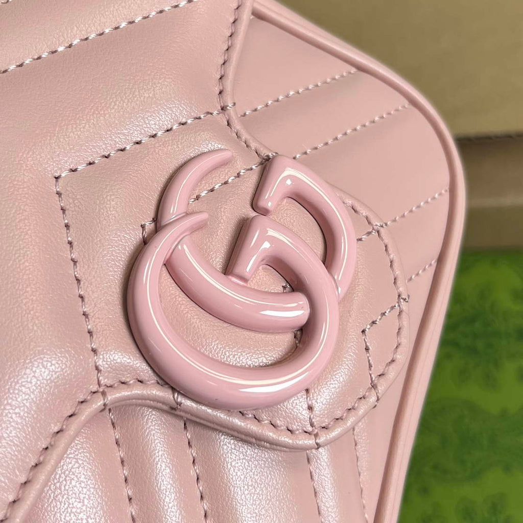 Gucci 739599 GG Marmont Belt Bag Light pink