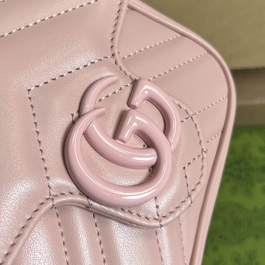 Gucci 739599 GG Marmont Belt Bag Light pink - Default Title - View 5
