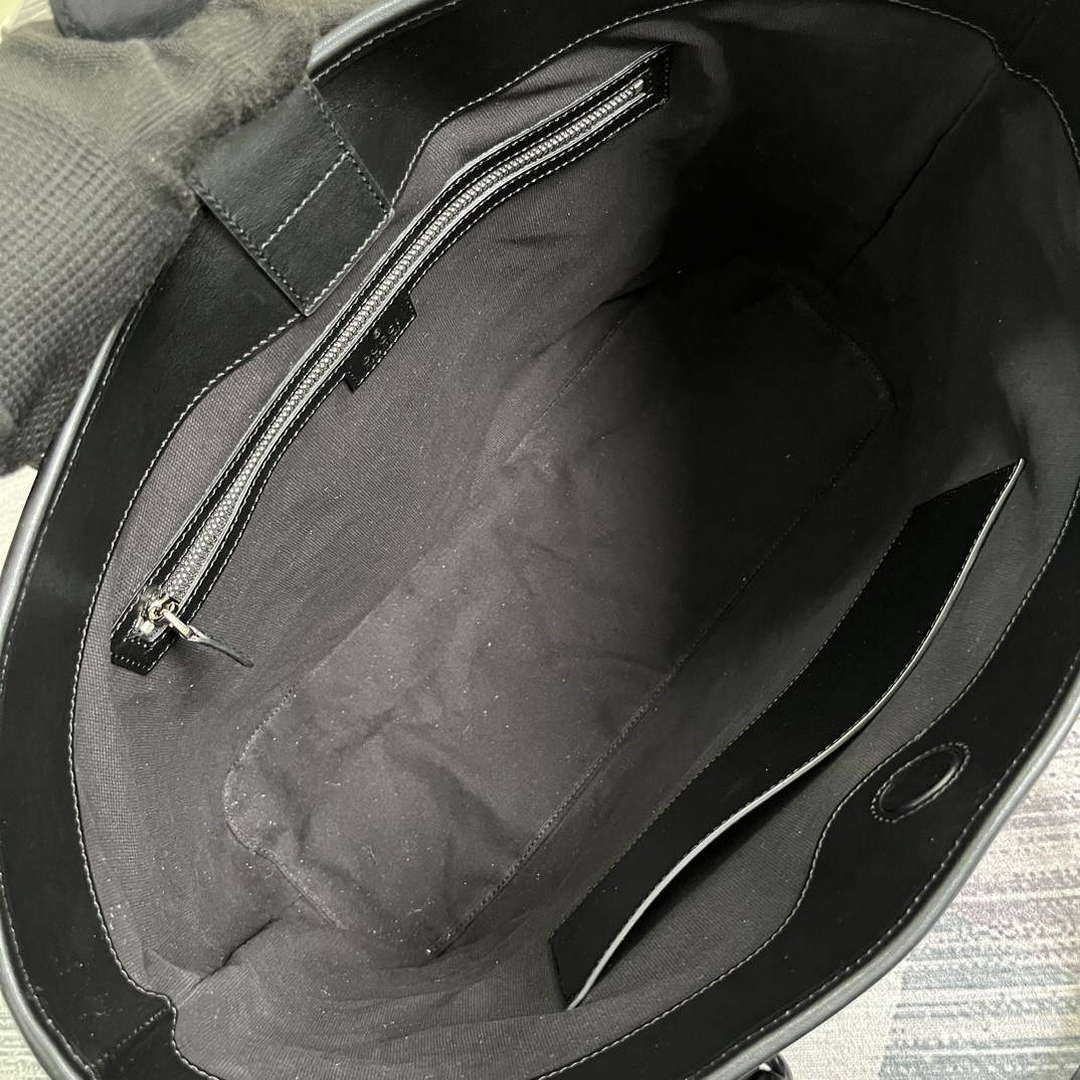 Gucci 739684 GG Marmont Large Tote Bag Black