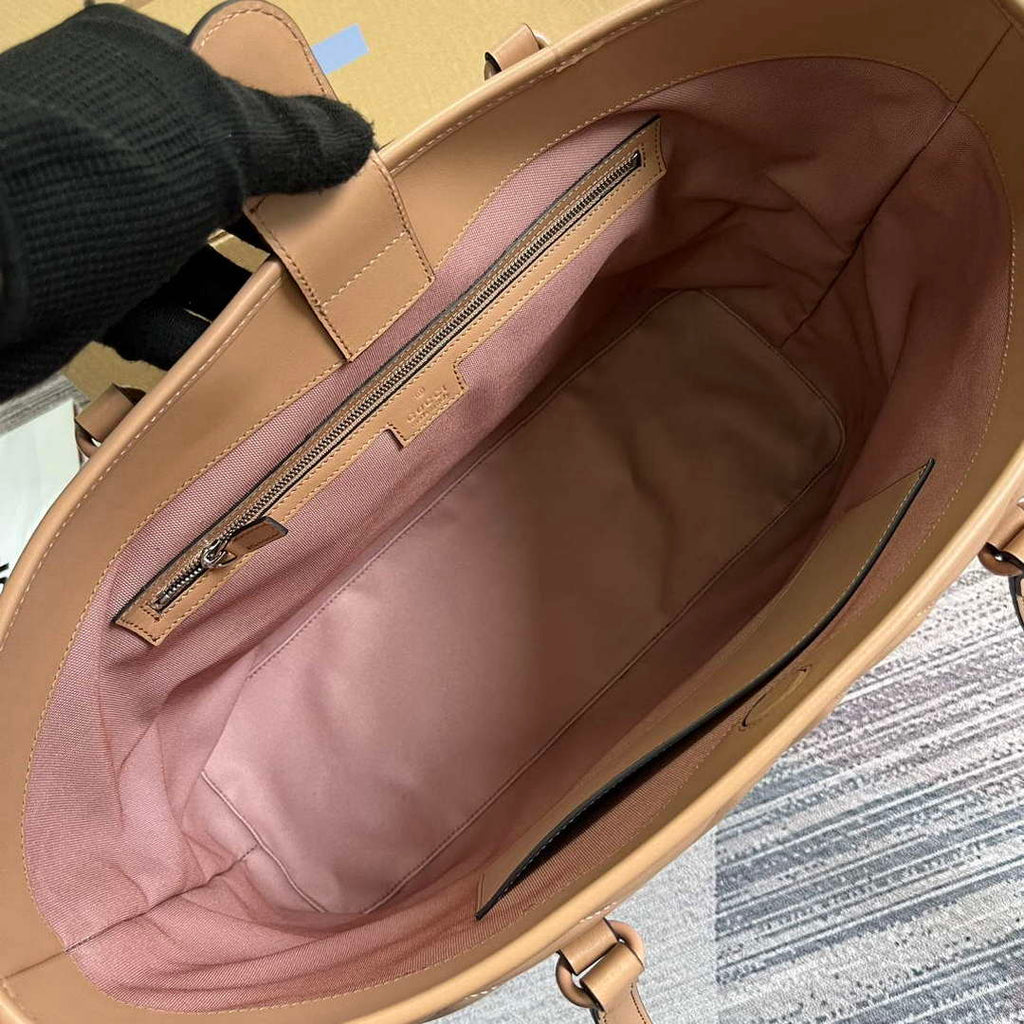 Gucci 739684 GG Marmont Large Tote Bag Rose beige