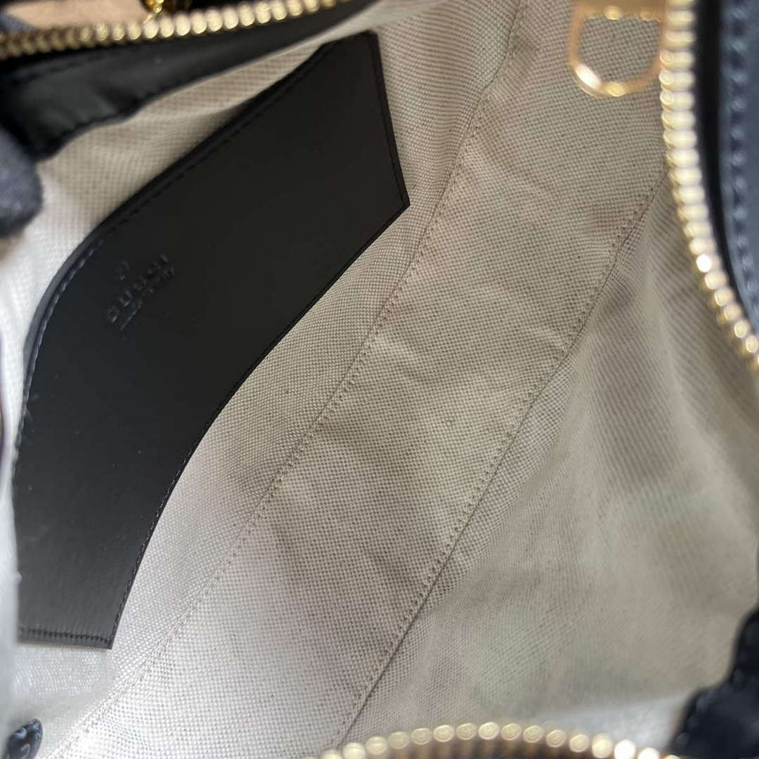 Gucci 739709 GG Matelass¨¦ Small Shoulder Bag Black