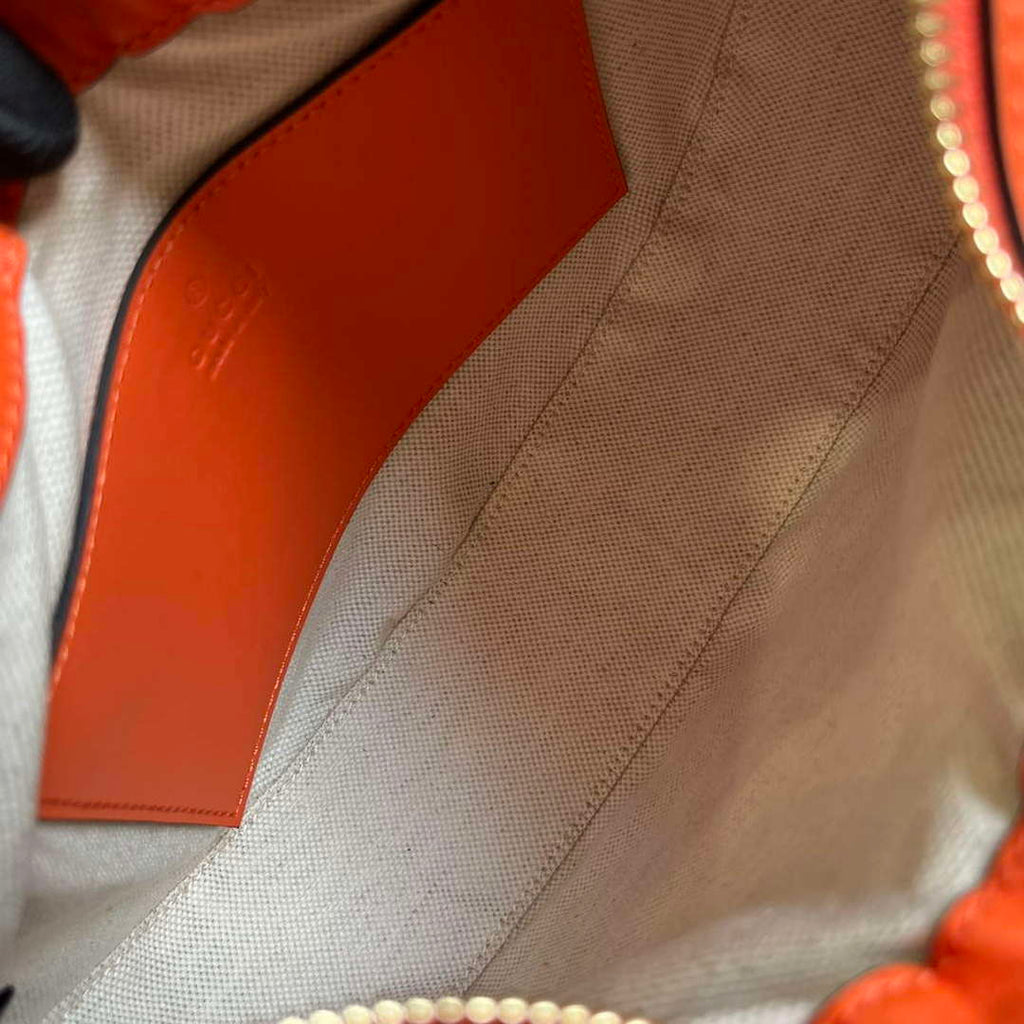 Gucci 739709 GG Matelass¨¦ Small Shoulder Bag Orange