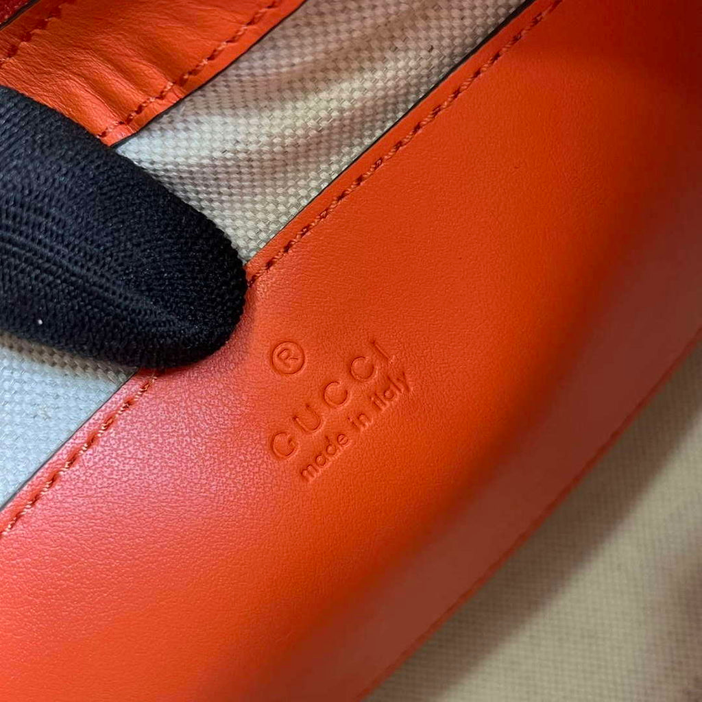 Gucci 739709 GG Matelass¨¦ Small Shoulder Bag Orange