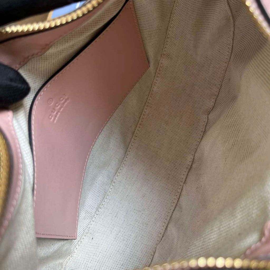 Gucci 739709 GG Matelass¨¦ Small Shoulder Bag Pink