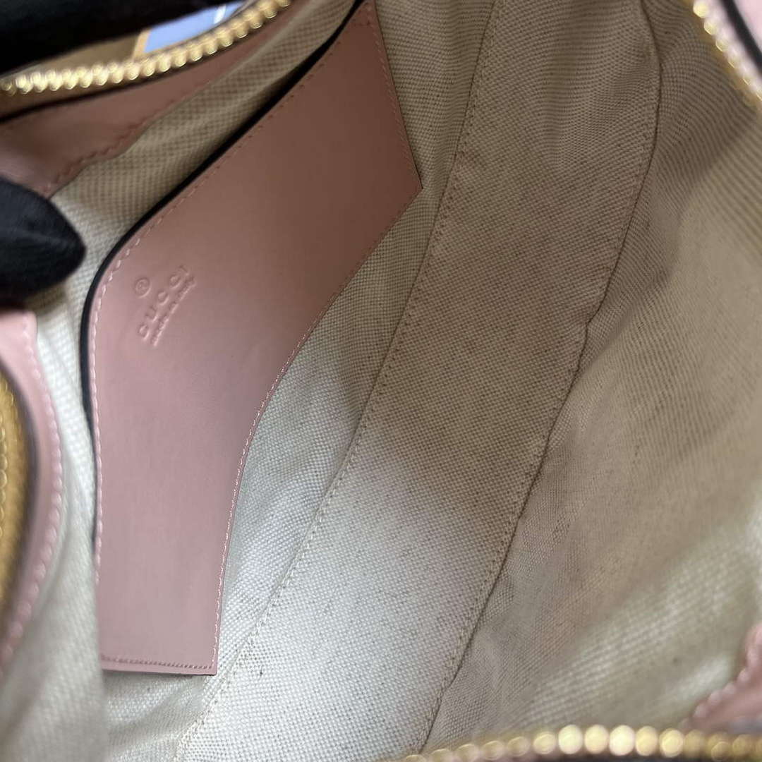 Gucci 739709 GG Matelass¨¦ Small Shoulder Bag Pink