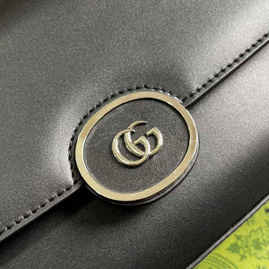 Gucci 739721 Petite GG Small Shoulder Bag Black - Default Title - View 5