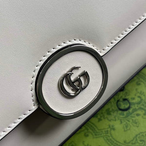 Gucci 739721 Petite GG Small Shoulder Bag White - Default Title - View 5