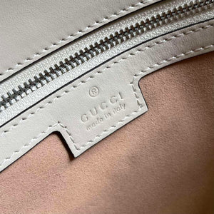 Gucci 739721 Petite GG Small Shoulder Bag White - Default Title - View 9