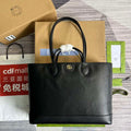 Gucci 739730 Ophidia Medium Tote Bag Black leather