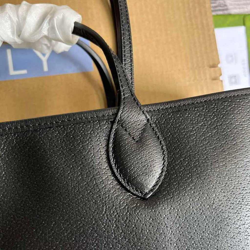 Gucci 739730 Ophidia Medium Tote Bag Black leather